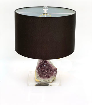 Amethyst Geode Table Lamp