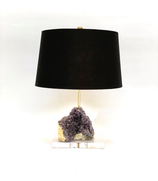 Amethyst Geode Table Lamp