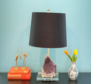 Amethyst Geode Table Lamp