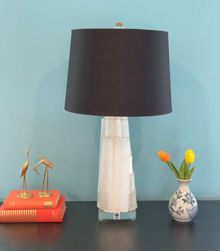 The Immaculate Lamp, Selenite Gypsum Table Lamp