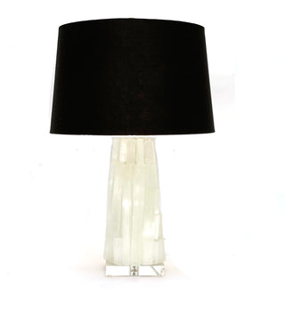 The Immaculate Lamp, Selenite Gypsum Table Lamp