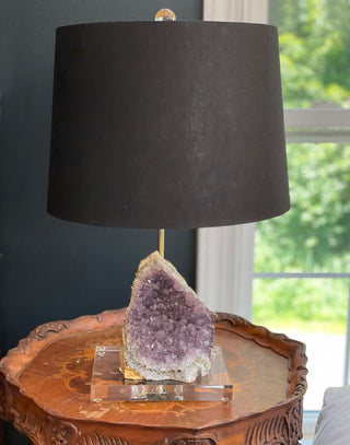 Amethyst Geode Table Lamp