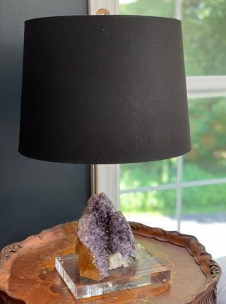 Amethyst Crystal Table Lamp