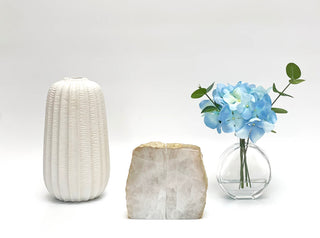 Crystal Quartz Bookends