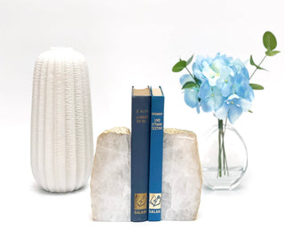 Crystal Quartz Bookends