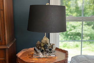 Smokey Quartz Table Lamp